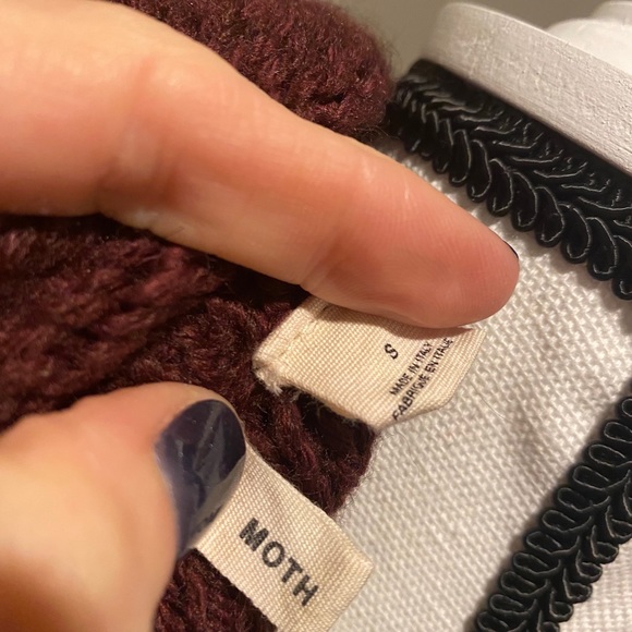 Anthropologie Moth asymmetrical knit sweater - Picture 5 of 13